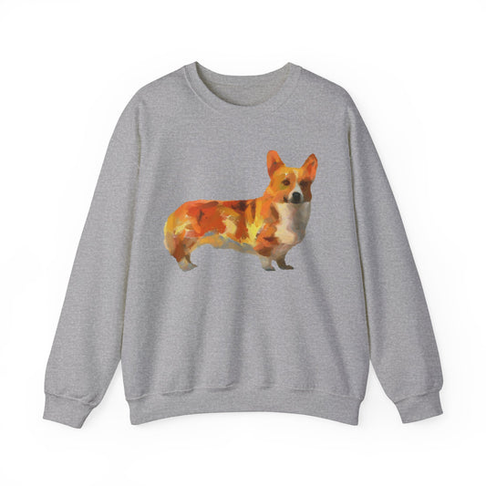 Elegant Pembroke Welsh Corgi Crewneck Sweatshirt