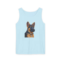 German Shepherd Puppy Unisex Relaxed Fit Tank Top