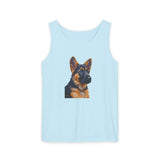 German Shepherd Puppy Unisex Relaxed Fit Tank Top