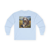 Bearded Collie  Cotton Long Sleeve Tee