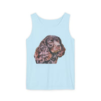 American Water Spaniel  Unisex Relaxed Fit Ringspun Cotton Tank Top