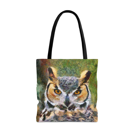 Great Horned Owl 'Hooty'  -  Tote Bag