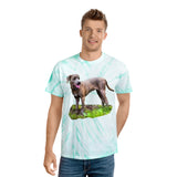 Blue Lacy Unisex Cotton Tie-Dye Tee, Cyclone