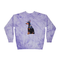 Doberman Pinscher #2  - Unisex Color Blast Crewneck Sweatshirt