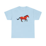 Horse 'Old Red' Unisex Heavy Cotton Tee