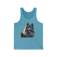Keeshond Unisex Jersey Tank