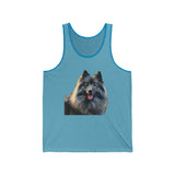 Keeshond Unisex Jersey Tank