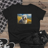 Old English Sheepdog Women's Midweight Cotton Tee