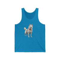 Yakutian Laika Unisex Jersey Tank Top