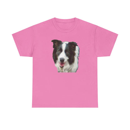 Border Collie '#2' Unisex Heavy Cotton Tee