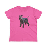 Kerry Blue Terrier Women's Midweight Cotton Tee