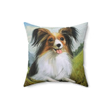 Papillon Spun Polyester Throw  Pillow