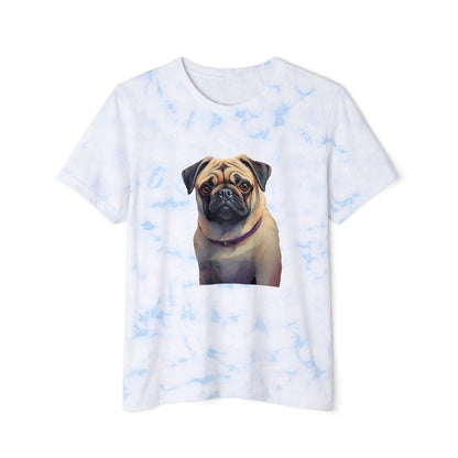 Pug Unisex  Fashion Tie-Dyed T-Shirt