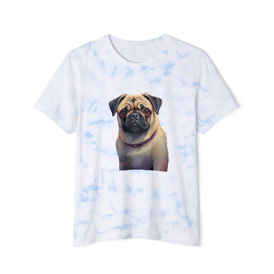 Pug Unisex  Fashion Tie-Dyed T-Shirt