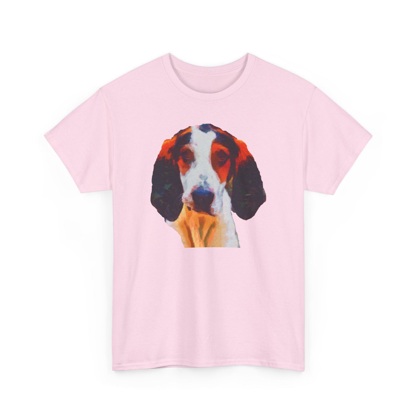 Elegant Treeing Walker Coonhound Unisex Heavy Cotton Tee