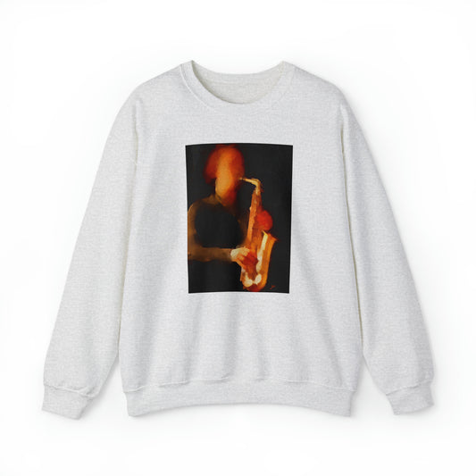 Saxophonist Unisex 50/50 Crewneck Sweatshirt