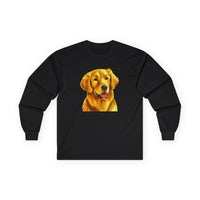 Golden Retriever 'Beau' Unisex Cotton Long Sleeve Tee