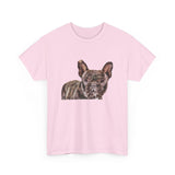 French Bulldog 'Shannel' Unisex Heavy Cotton Tee