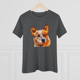 Red Heeler - Australian Cattle Dog Women's Relaxed Fit Cotton Tee