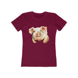 Pig 'Petunia'  Women's Slim Fit Ringspun Cotton T-Shirt