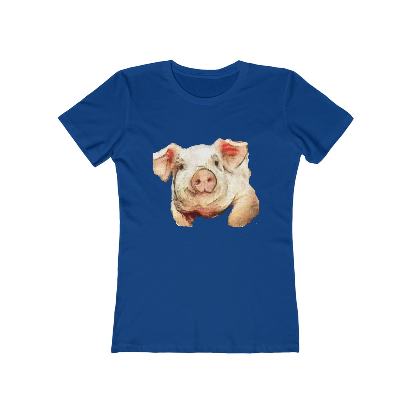 Pig 'Petunia'  Women's Slim Fit Ringspun Cotton T-Shirt