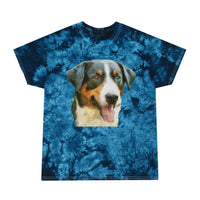 Appenzeller Sennenhund Unisex Cotton Tie-Dye Tee, Crystal Delight