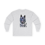 Norwegian Elkhound Unisex Cotton Long Sleeve Tee
