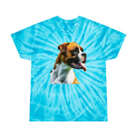 Boxer 'Cooper' Unisex Cotton Tie-Dye Tee, Cyclone