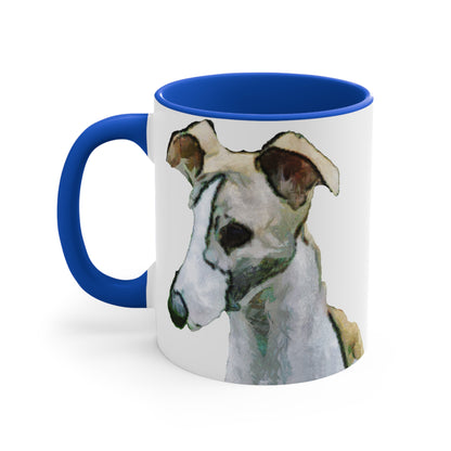 Whippet Accent Coffee Mug, 11oz