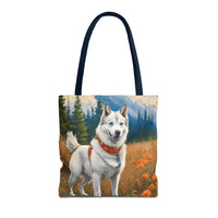 Yakutian Laika Polyester Tote Bag (AOP)