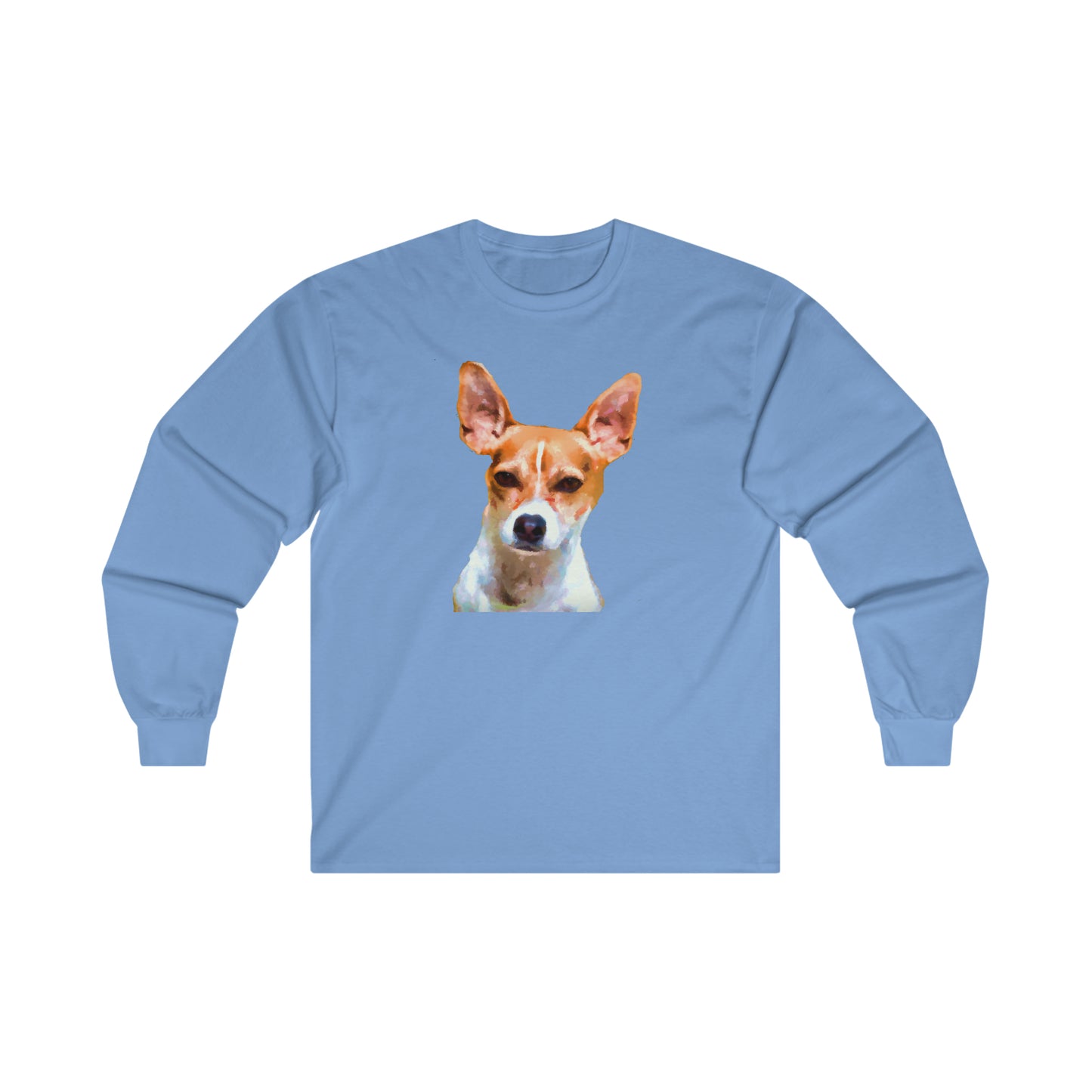 Rat Terrier Unisex Cotton Long Sleeve Tee
