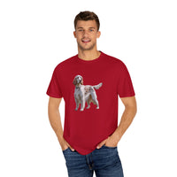 English Setter #4 - Unisex Garment-Dyed T-shirt