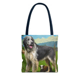 Romanian Carpathian Shepherd Polyester Tote Bag (AOP) - Art in Hand