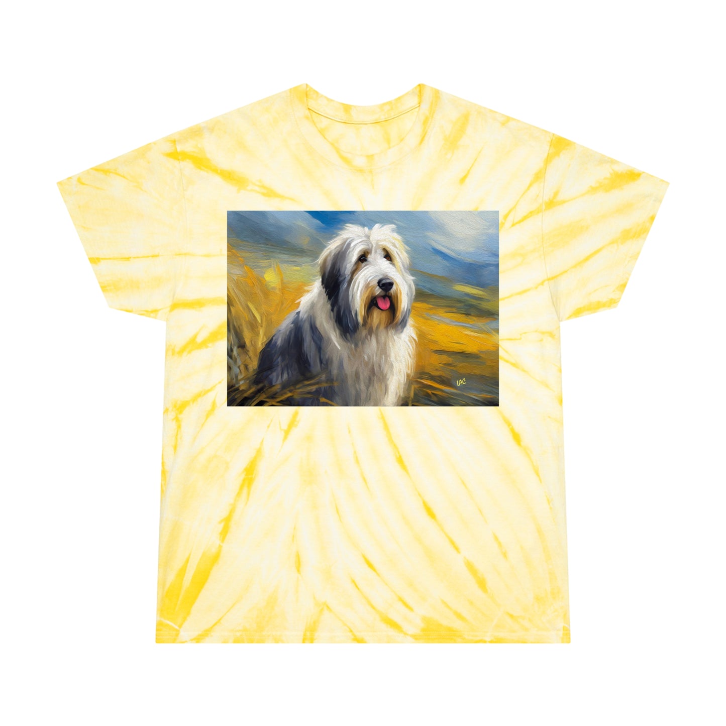 Old English Sheepdog Classic Tie-Dye Tee - Cyclone