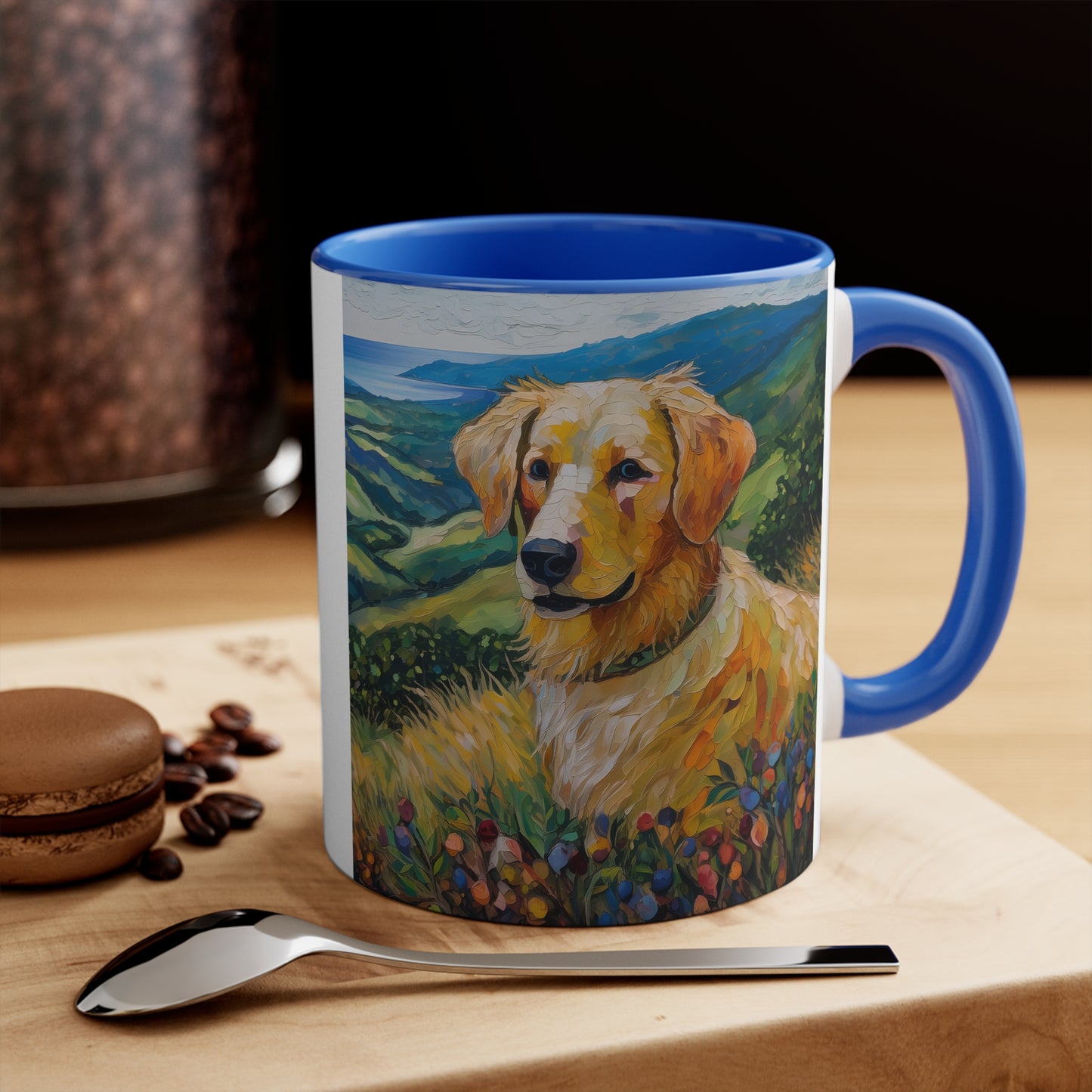 Golden Retriever #3 - Colorful 11oz Ceramic Mug