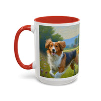 Nederlandse Kooikerhondje - Ceramic Accent Coffee Mug - 2 Sizes