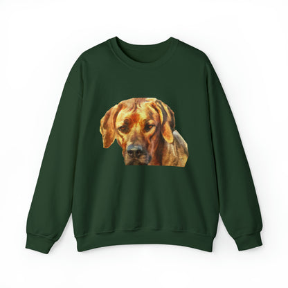 Rhodesian Ridgeback 'Zulu' Unisex 50/50 Crewneck Sweatshirt