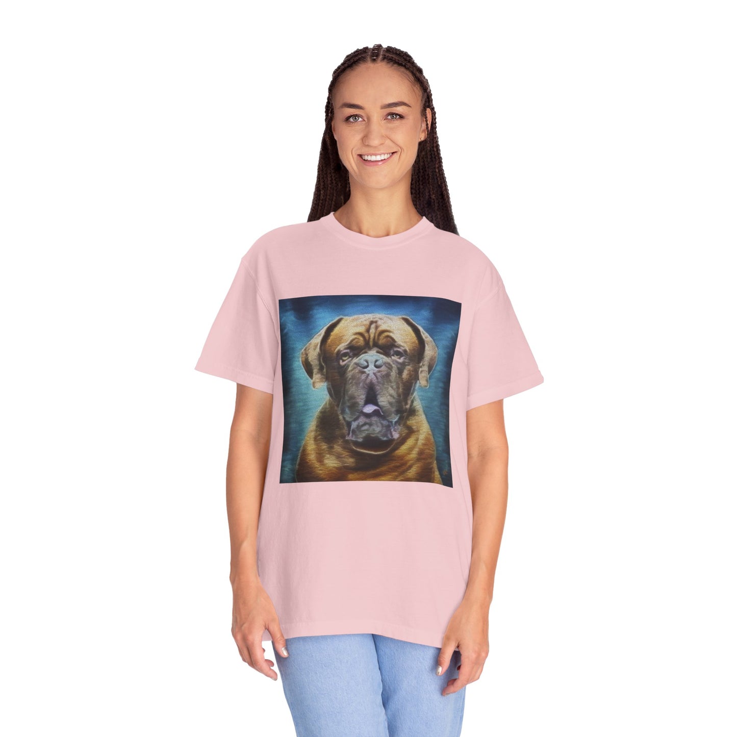 Dogue de Bordeaux Unisex Relaxed Fit Garment-Dyed T-shirt