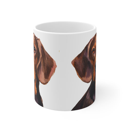 Hannoverscher Schweisshund  Ceramic Mug 11oz