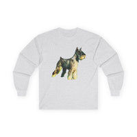 Schnauzer - Unisex Cotton Long Sleeve Tee