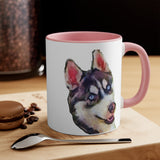 Siberian Husky 'Iditarod' Accent Coffee Mug, 11oz