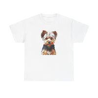 Yorkshire Terrier - Yorkie 'Lupis' Unisex Heavy Cotton Tee