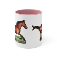 Horse 'Sam' Accent Coffee Mug, 11oz