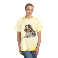 French Spaniel Classic Tie-Dye Tee, Cyclone