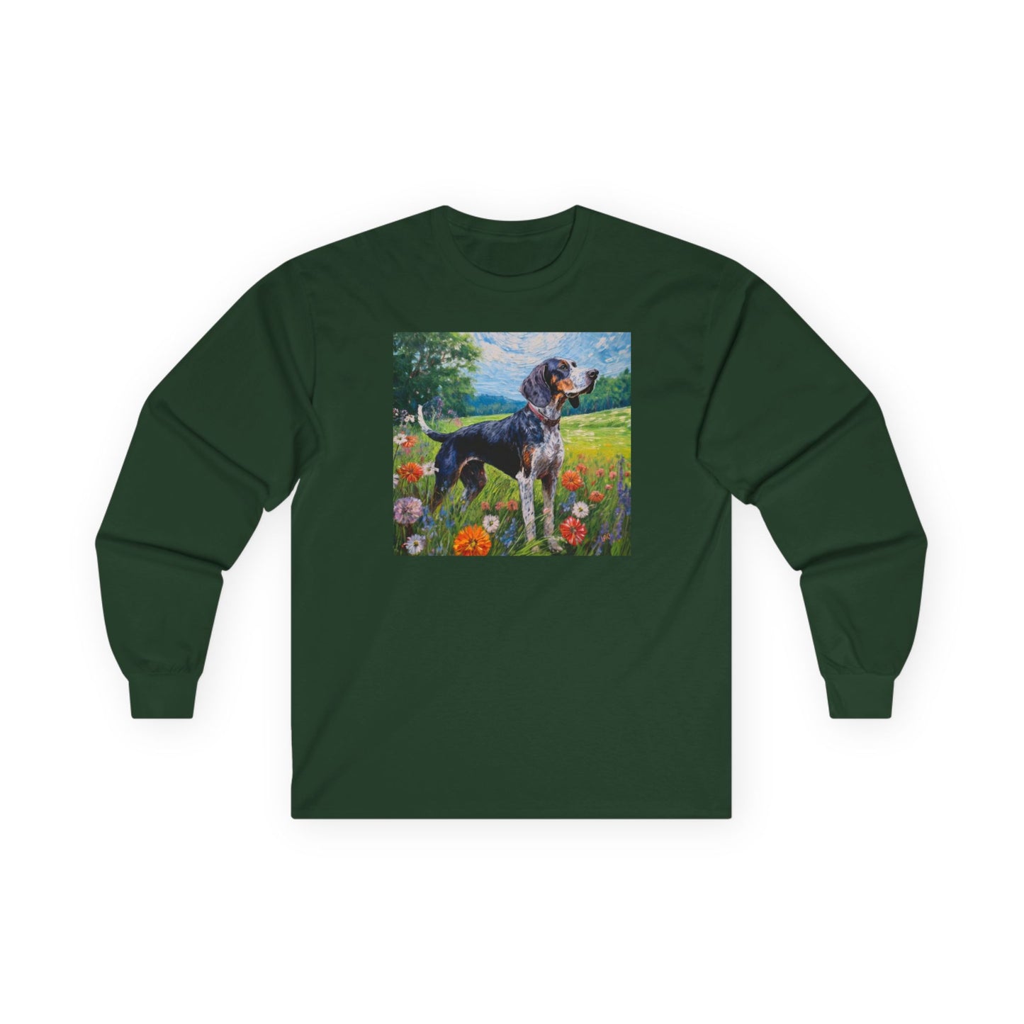 Bluetick Coonhound Unisex Classic Cotton Long Sleeve Tee