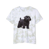 Black Russian Terrier - Unisex Fashion Tie-Dyed T-Shirt