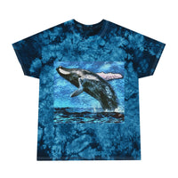 Humpback Whale - Unisex Cotton Tie-Dye Tee