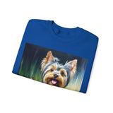 Yorkie #3 50/50 Crewneck Sweatshirt