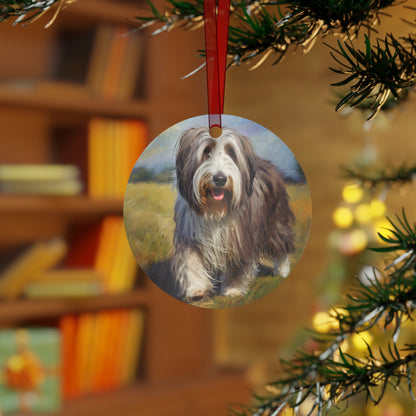 Bearded Collie Metal Ornaments: Celebrate Your Favorite Breed