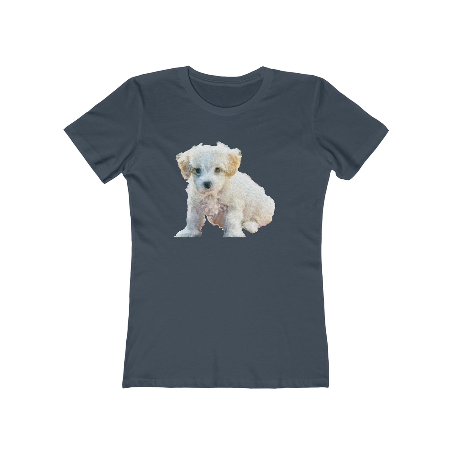 Bichon Frise - Women's Slim Fit Ringspun Cotton T-Shirt